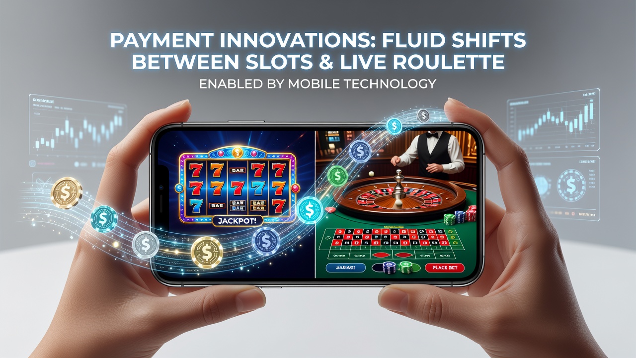 Geïntegreerde mobiele interfaces voor slots en live roulette met betalingsinnovaties