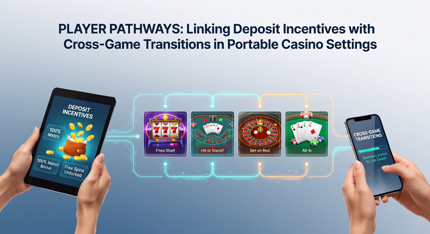 Overzicht van spelerstrajecten in mobiele casinos met focus op stortingsbonussen en spelovergangen