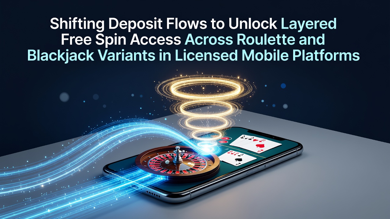 Mobiele casino interface met roulette en blackjack varianten waarbij stortingsstromen worden aangepast voor free spins