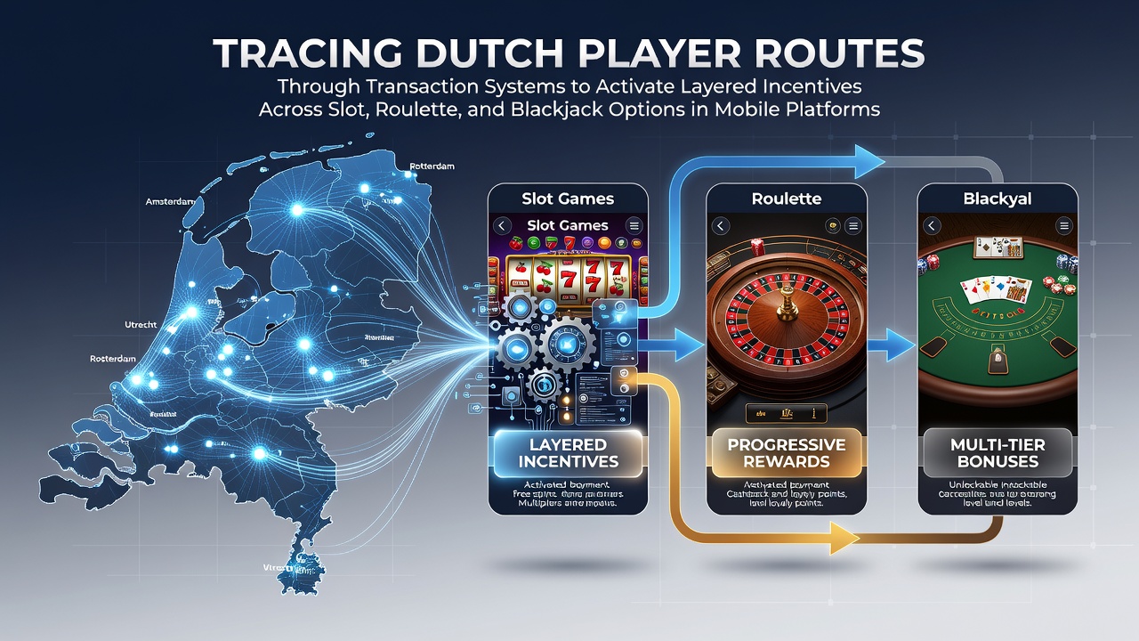 Transactiesystemen in mobiele casino platforms die Nederlandse spelersroutes traceren voor slots, roulette en blackjack incentives