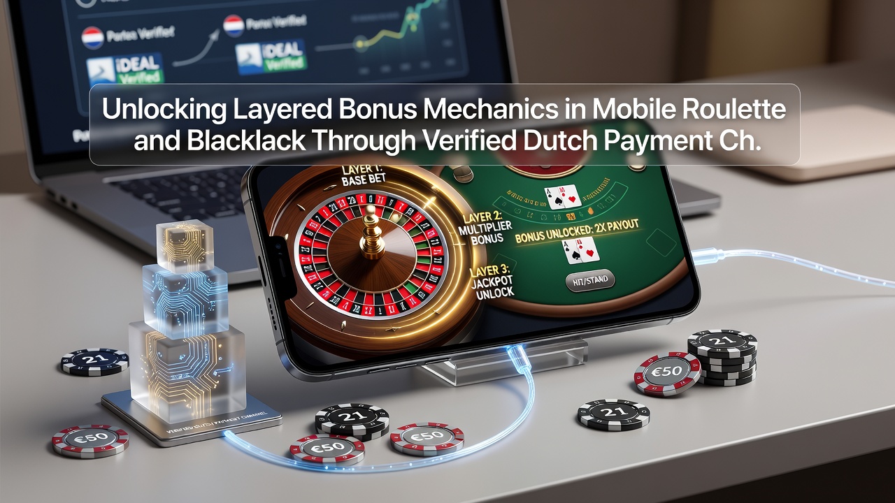 Gelaagde bonusweergave in mobiele blackjack en roulette